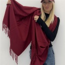 sciarpa in viscosa e lana rainbow